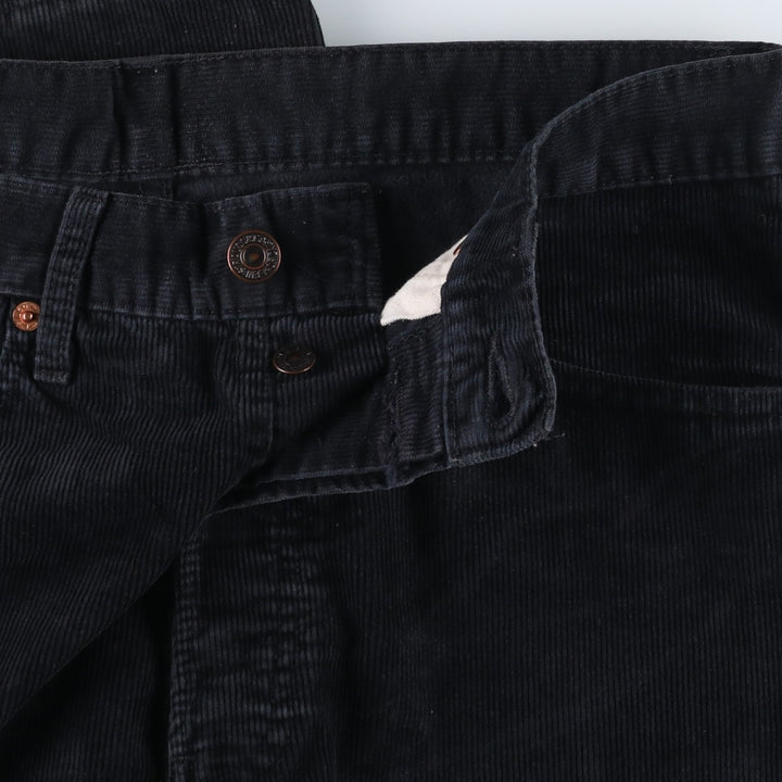 1990'S Levi's 551-6959 Corduroy Pants, Men's Size W31 (approx.), Vintage cotton black type Vintage Second Hand