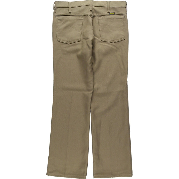 90s-00'S Wrangler Dress Jeans Slacks Pants Men's W33 Vintage polyester brown type Vintage Second Hand