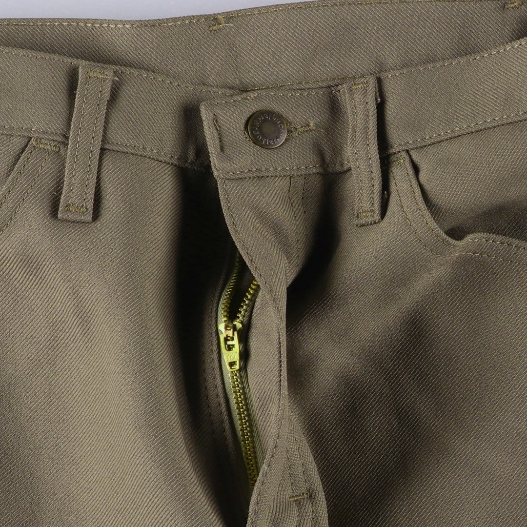90s-00'S Wrangler Dress Jeans Slacks Pants Men's W33 Vintage polyester brown type Vintage Second Hand