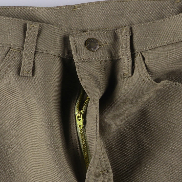 90s-00'S Wrangler Dress Jeans Slacks Pants Men's W33 Vintage polyester brown type Vintage Second Hand