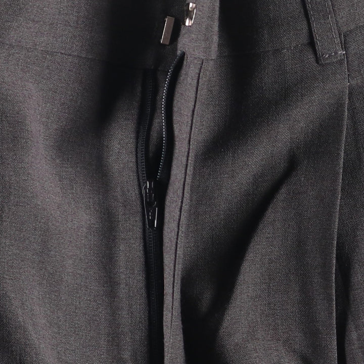 Haggar Two-pleat Slacks, Men's, Size W37 polyester gray type Vintage Second Hand
