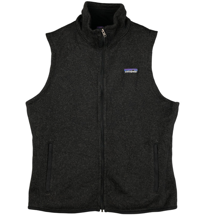 Patagonia Better Sweater 25886FA17 Fleece Vest, Men's Size Medium polyester Charcoal Vintage Second Hand