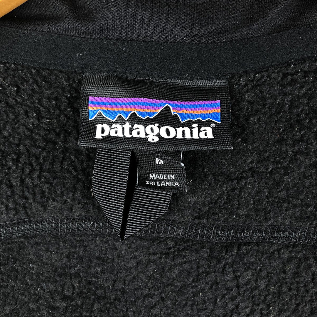 Patagonia Better Sweater 25886FA17 Fleece Vest, Men's Size Medium polyester Charcoal Vintage Second Hand