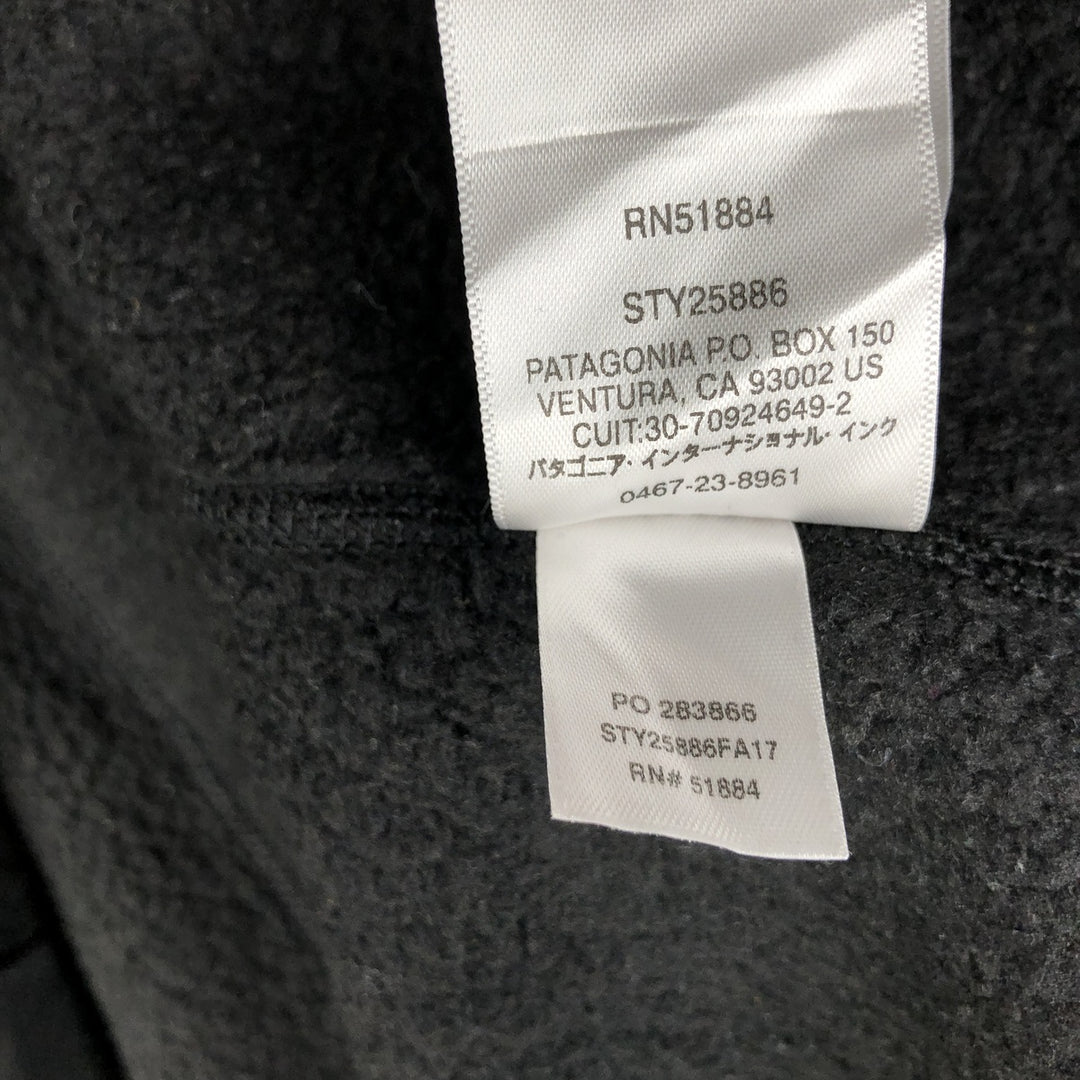 Patagonia Better Sweater 25886FA17 Fleece Vest, Men's Size Medium polyester Charcoal Vintage Second Hand