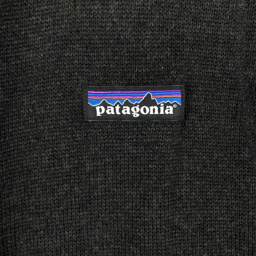 Patagonia Better Sweater 25886FA17 Fleece Vest, Men's Size Medium polyester Charcoal Vintage Second Hand