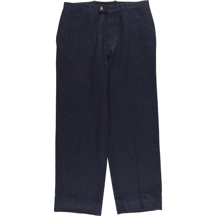 RPM Wool Pants Slacks, Made in USA, Men's, Size W31 unclear navy blue type Vintage Second Hand