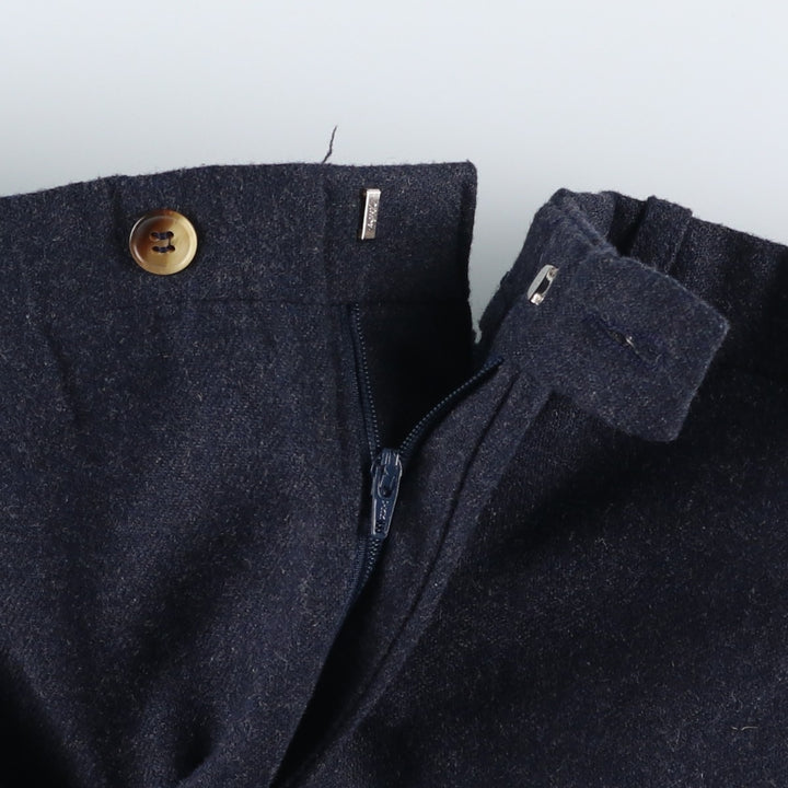 RPM Wool Pants Slacks, Made in USA, Men's, Size W31 unclear navy blue type Vintage Second Hand