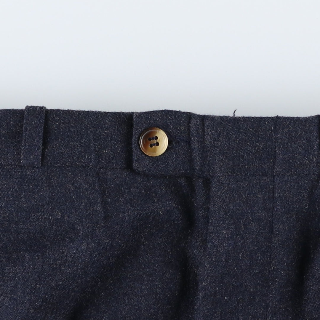 RPM Wool Pants Slacks, Made in USA, Men's, Size W31 unclear navy blue type Vintage Second Hand
