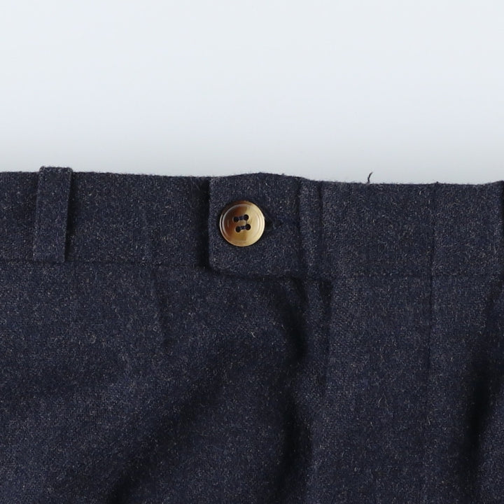RPM Wool Pants Slacks, Made in USA, Men's, Size W31 unclear navy blue type Vintage Second Hand