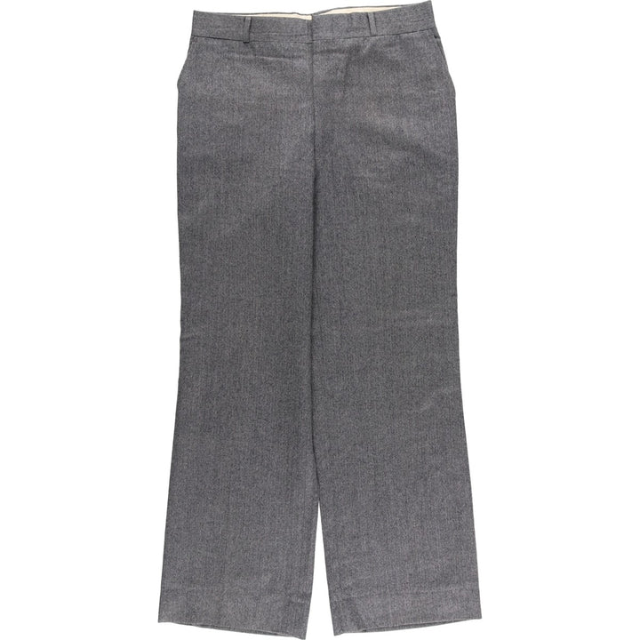 Vintage 70s-80'S Men's Slacks, Size W32 unclear gray type Vintage Second Hand