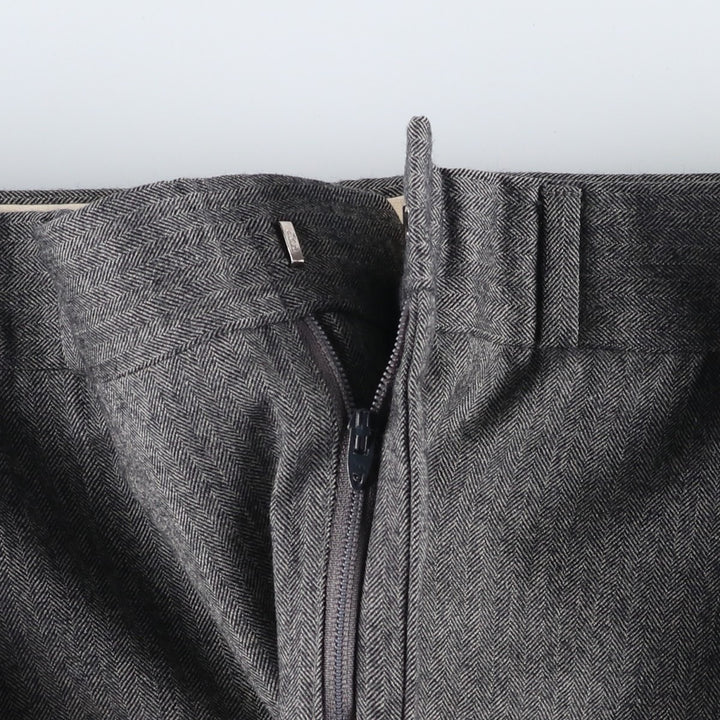 Vintage 70s-80'S Men's Slacks, Size W32 unclear gray type Vintage Second Hand