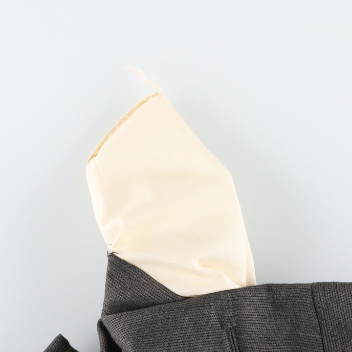 NINO CERRUTI Three-pleat Slacks, Men's Size 34 polyester gray type Vintage Second Hand