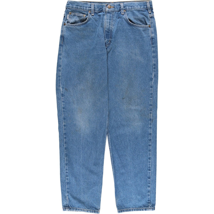 Carhartt Relaxed Fit Tapered Denim Pants for Men, W35 cotton blue type Vintage Second Hand
