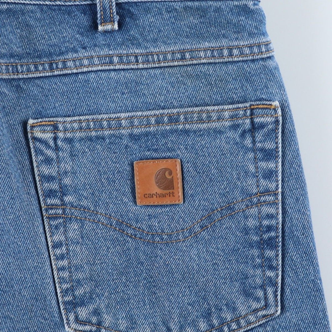 Carhartt Relaxed Fit Tapered Denim Pants for Men, W35 cotton blue type Vintage Second Hand