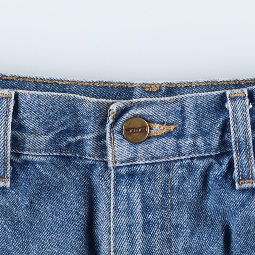 Carhartt Relaxed Fit Tapered Denim Pants for Men, W35 cotton blue type Vintage Second Hand