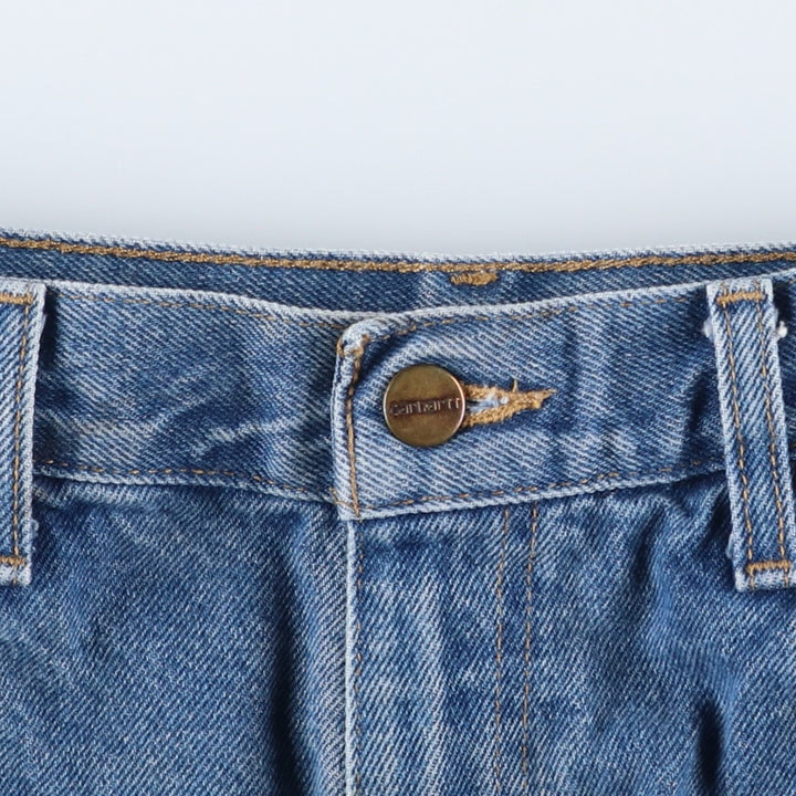 Carhartt Relaxed Fit Tapered Denim Pants for Men, W35 cotton blue type Vintage Second Hand