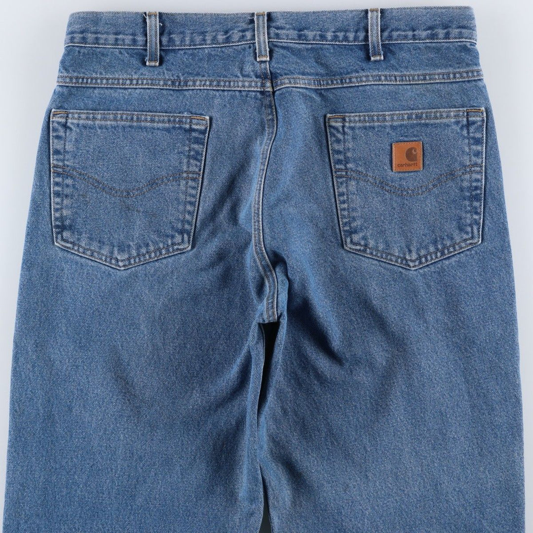 Carhartt Relaxed Fit Tapered Denim Pants for Men, W35 cotton blue type Vintage Second Hand