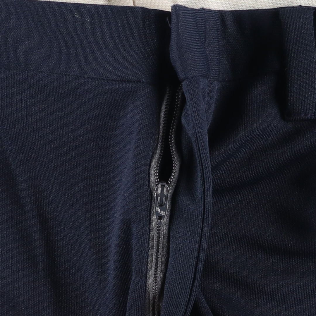 Men's slacks, size W35, zipper fly unclear navy blue type Vintage Second Hand