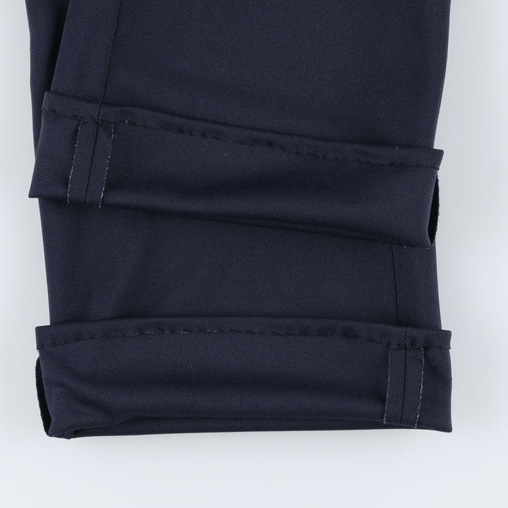 Men's slacks, size W35, zipper fly unclear navy blue type Vintage Second Hand