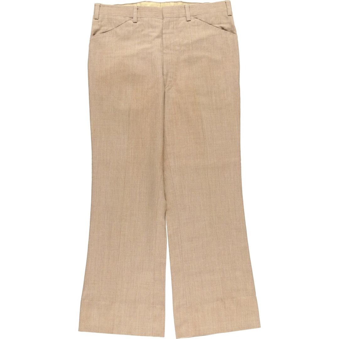 Men's slacks pants, size W34 unclear Beige type Vintage Second Hand