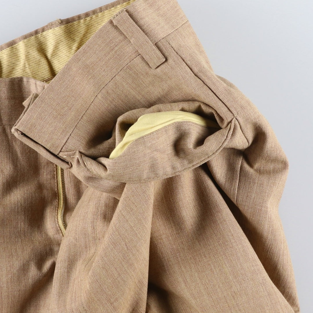 Men's slacks pants, size W34 unclear Beige type Vintage Second Hand