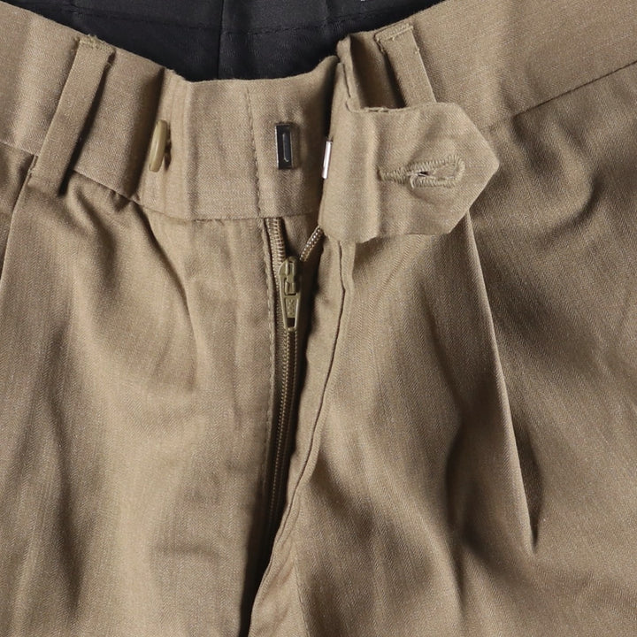 ALFANI One-Tuck Slacks, Men's, Size W31 polyester Beige type Vintage Second Hand