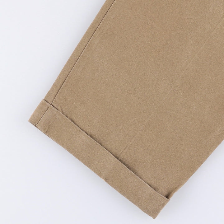 CLUB ROOM Two-pleat Linen Pants, Men's Size 34 linen Beige type Vintage Second Hand