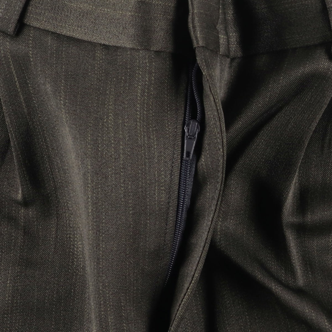 Vintage three-pleat slacks for men, size W31 unclear Charcoal Vintage Second Hand