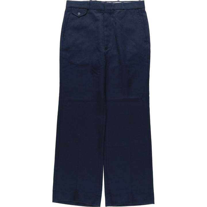 FARAH slacks pants, made in USA, men's size W32 (approx.), vintage. unclear navy blue type Vintage Second Hand