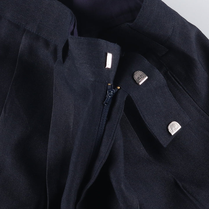 APPOLO Two-pleat Slacks, Men's, Size W32 unclear navy blue type Vintage Second Hand