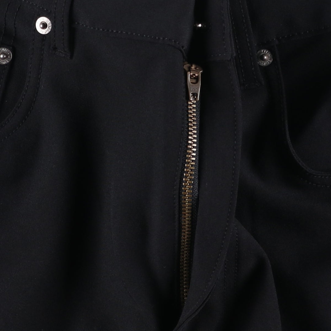 Calvin Klein Jeans slacks from the 2000s, men's size W37 polyester black type Vintage Second Hand