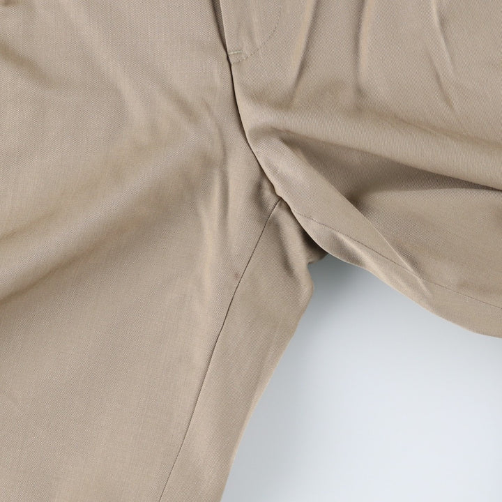 Brooks Brothers MADISON FIT Two-pleat Wool Pants, Men's Size 34 wool Beige type Vintage Second Hand