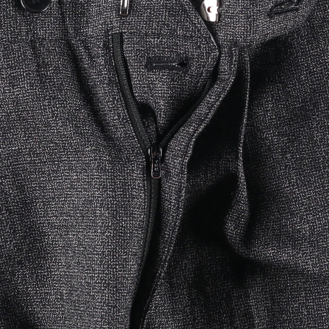 Vintage two-pleat slacks for men, size W34 unclear gray type Vintage Second Hand