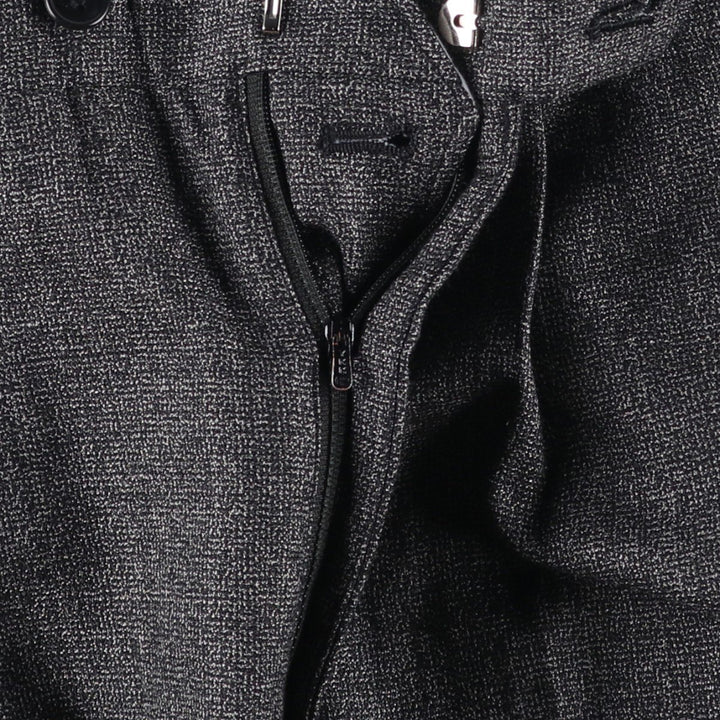 Vintage two-pleat slacks for men, size W34 unclear gray type Vintage Second Hand