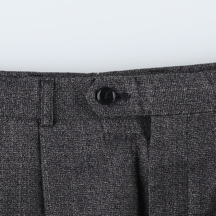 Vintage two-pleat slacks for men, size W34 unclear gray type Vintage Second Hand