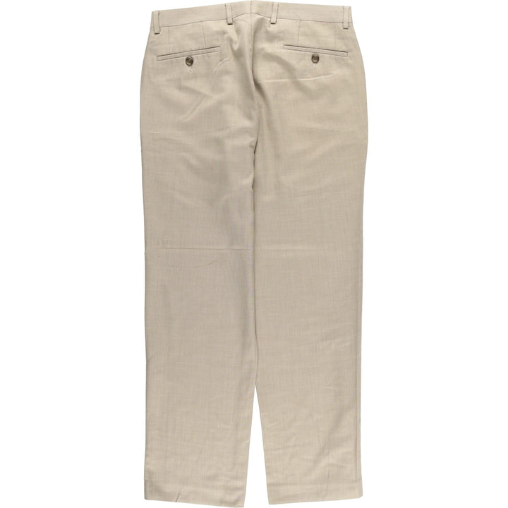 Ralph Lauren LAUREN Lauren slacks men's size W34 polyester brown type Vintage Second Hand