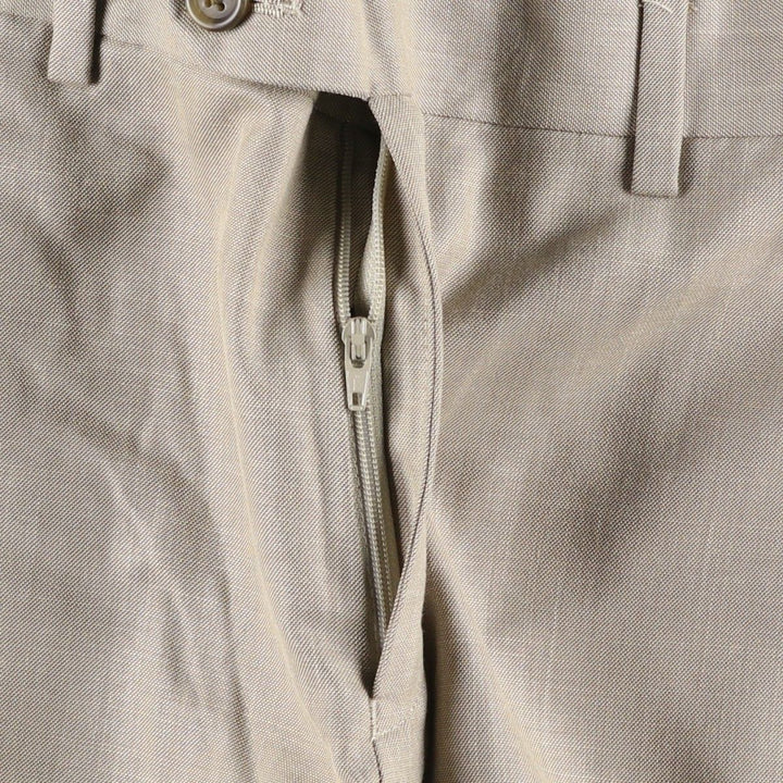 Ralph Lauren LAUREN Lauren slacks men's size W34 polyester brown type Vintage Second Hand