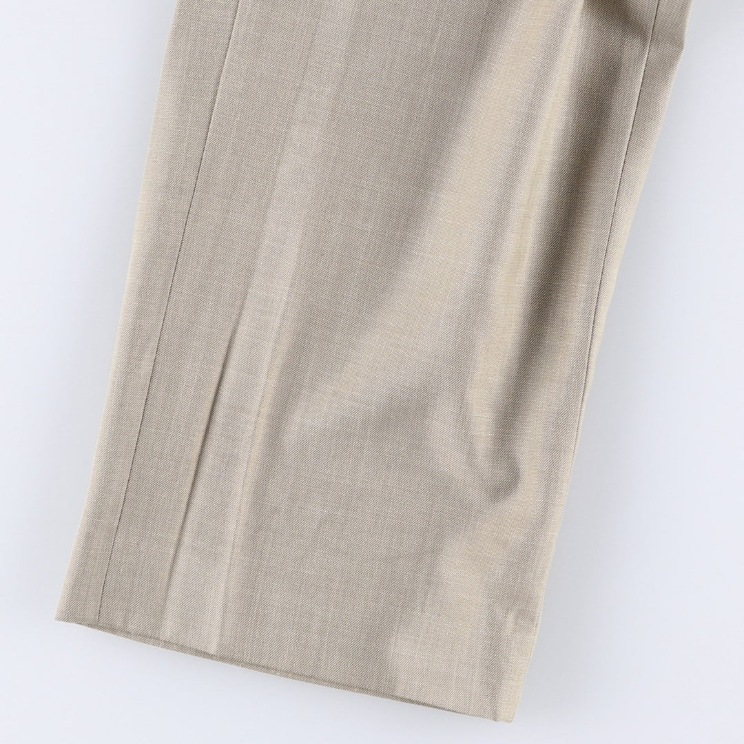 Ralph Lauren LAUREN Lauren slacks men's size W34 polyester brown type Vintage Second Hand