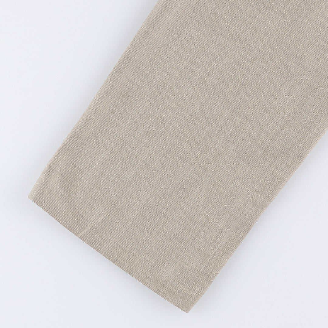 Ralph Lauren LAUREN Lauren slacks men's size W34 polyester brown type Vintage Second Hand