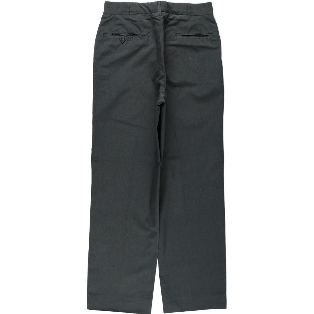 Authentic US military issue, 1970'S military dress pants/slacks, made in USA, size 31R (equivalent to men's W30), vintage. polyester Khaki type Vintage Second Hand