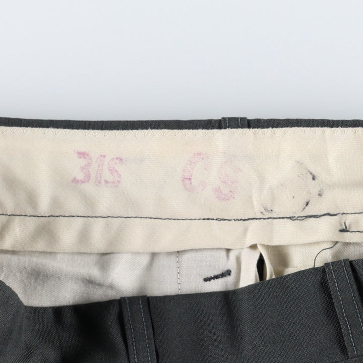 Authentic US military issue, 1970'S military dress pants/slacks, made in USA, size 31R (equivalent to men's W30), vintage. polyester Khaki type Vintage Second Hand