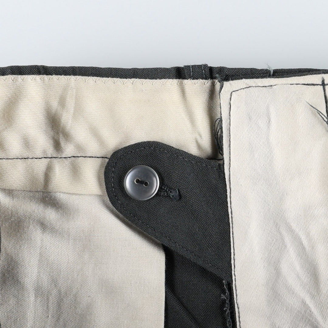 Authentic US military issue, 1970'S military dress pants/slacks, made in USA, size 31R (equivalent to men's W30), vintage. polyester Khaki type Vintage Second Hand