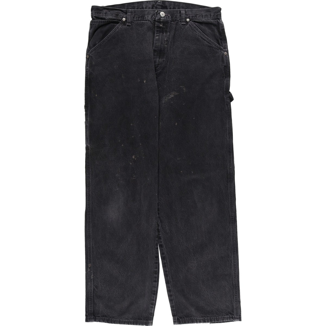 WRG JEANS CO Denim Painter Pants Men's Size W36 cotton black type Vintage Second Hand
