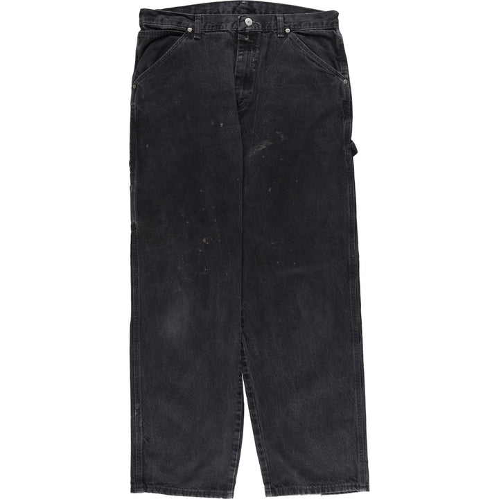 WRG JEANS CO Denim Painter Pants Men's Size W36 cotton black type Vintage Second Hand