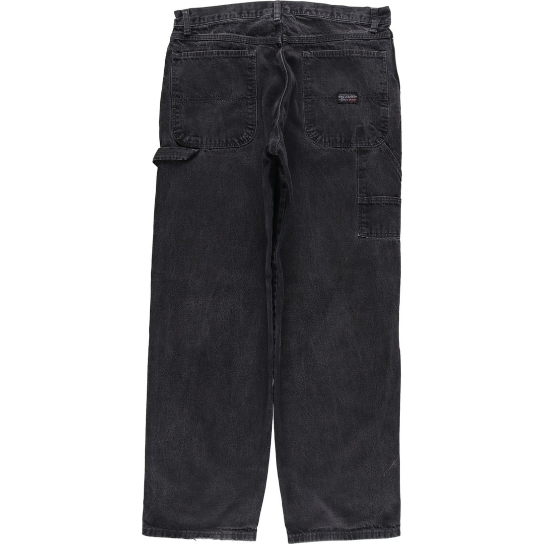 WRG JEANS CO Denim Painter Pants Men's Size W36 cotton black type Vintage Second Hand