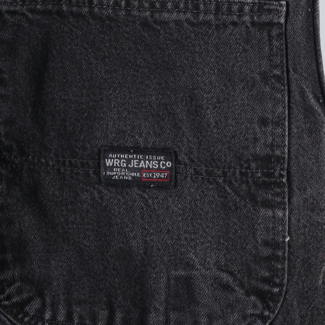 WRG JEANS CO Denim Painter Pants Men's Size W36 cotton black type Vintage Second Hand