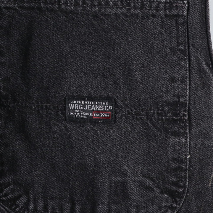 WRG JEANS CO Denim Painter Pants Men's Size W36 cotton black type Vintage Second Hand
