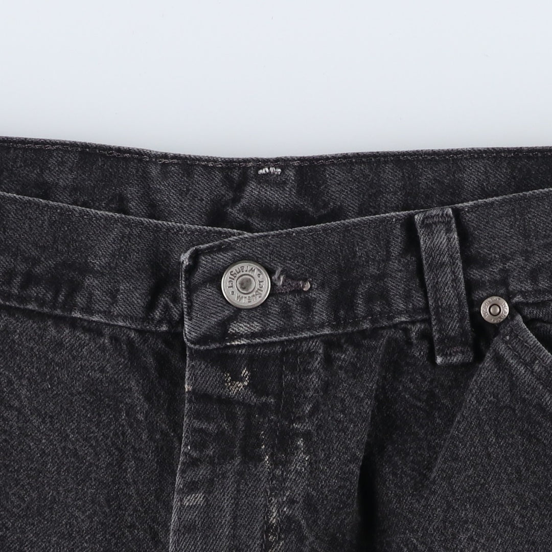 WRG JEANS CO Denim Painter Pants Men's Size W36 cotton black type Vintage Second Hand