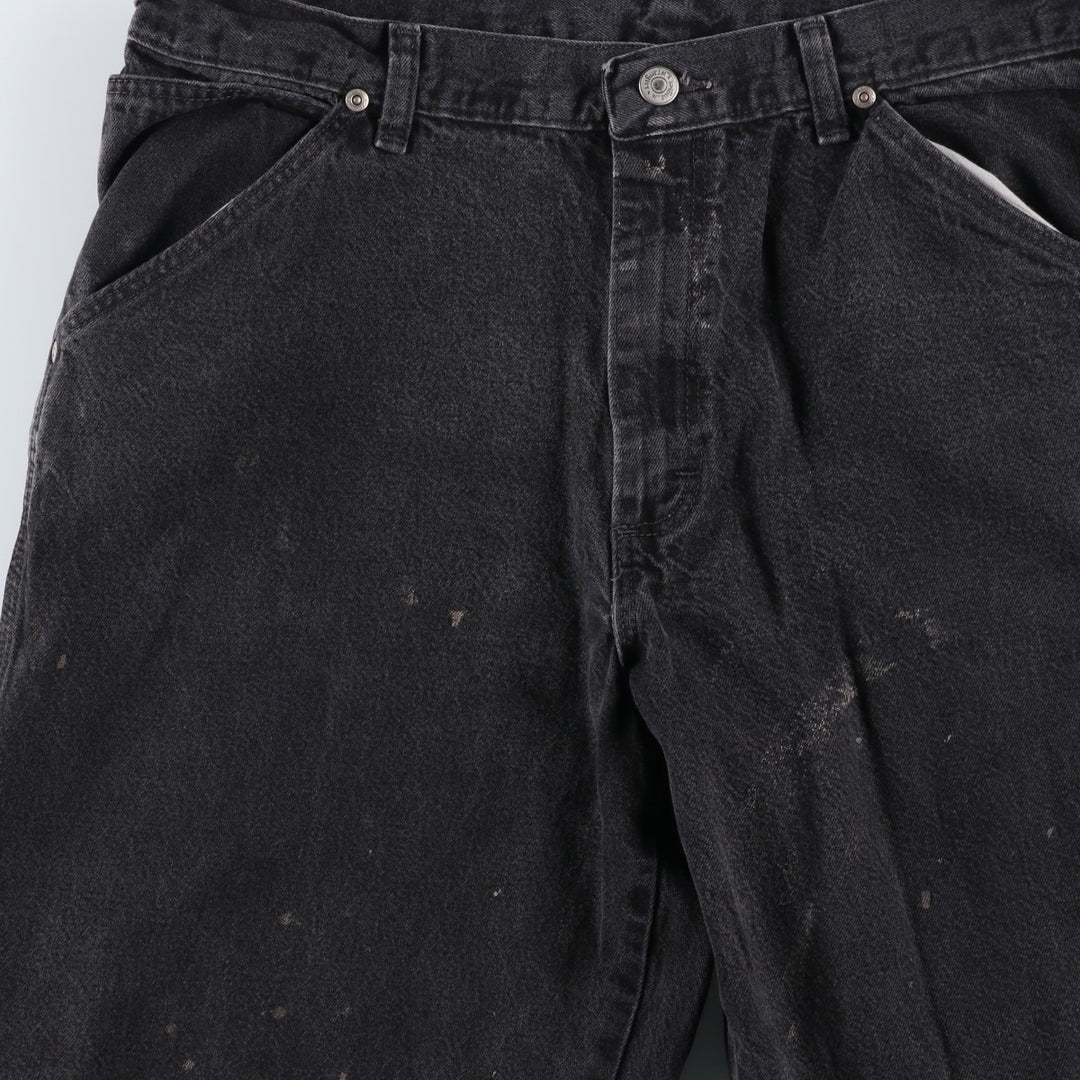 WRG JEANS CO Denim Painter Pants Men's Size W36 cotton black type Vintage Second Hand