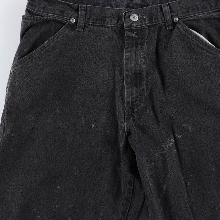 WRG JEANS CO Denim Painter Pants Men's Size W36 cotton black type Vintage Second Hand